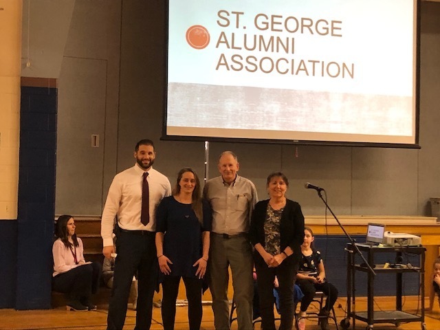 St. George Alumni Association Officers at February Community Meeting