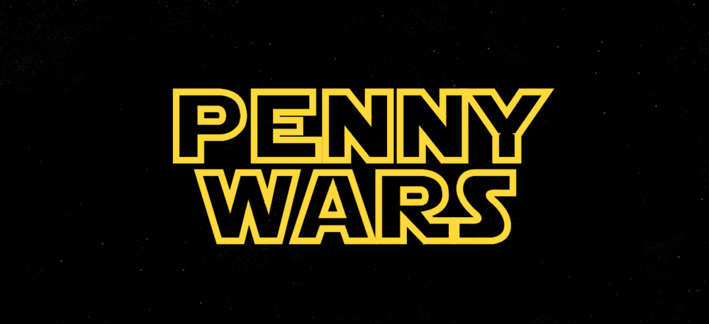 Penny Wars flyer in the Star Wars theme