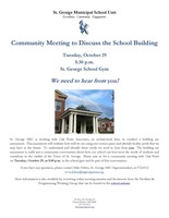 Community Meeting to Discuss the School Building