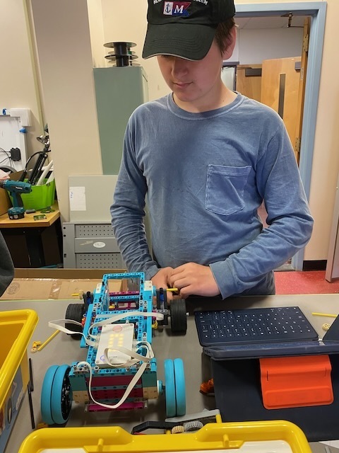 LEGO engineer building a super strong car